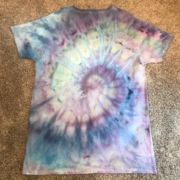 Custom Tie Dye Tshirt Unisex Size Large - Picture 4 of 10